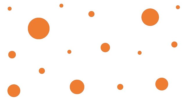 seamless pattern with orange