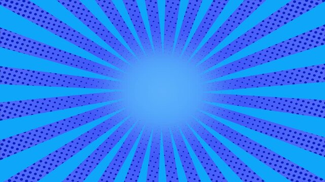 Mega retro speed anime motion loop with vibrant neon lines and dynamic comic action overlay.