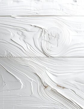 Textured white painted wooden planks with visible grain and knots.