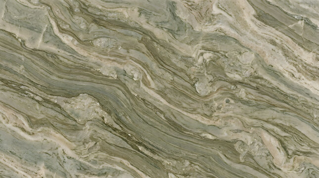 Rough Olive Green Marble Stone Texture with Veins
