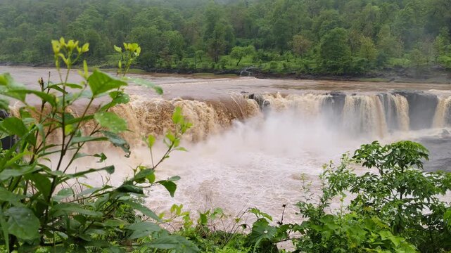 Gira Waterfall during Monsoon, Waghai,Gujarat,India