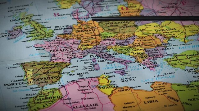Map of Italy, Rome