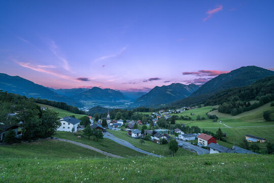 Gurtis by Nenzing in the Walgau Valley in the State of Vorarlberg, Austria