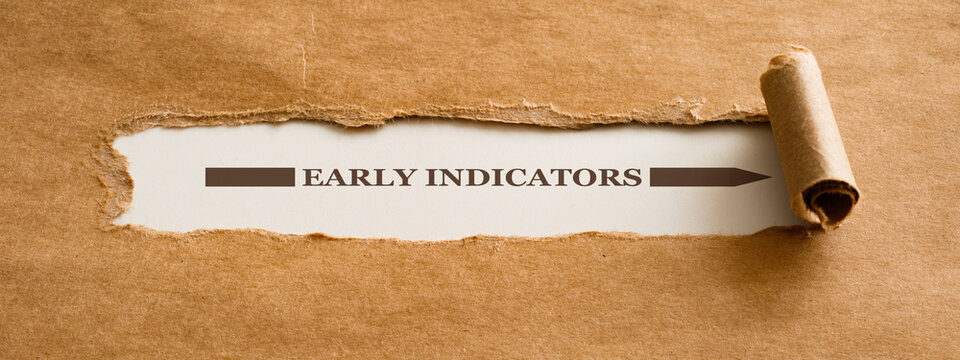 Early Indicators Concept Revealed Under Torn Kraft Paper Panoramic Banner