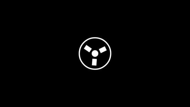 rotating fan propeller animated rotating fan propeller screen chroma 4k looping Special fan.