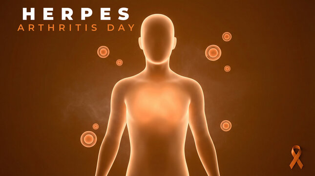 Herpes Awareness Day Concept Image, featuring sexual health education, virus awareness, and stigma reduction.