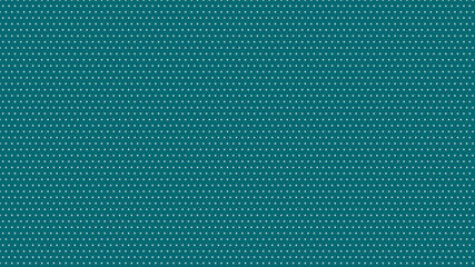 Seamless teal texture featuring a delicate pattern of uniformly distributed small white polka dots providing a clean minimalist feel ©  Design_ mn