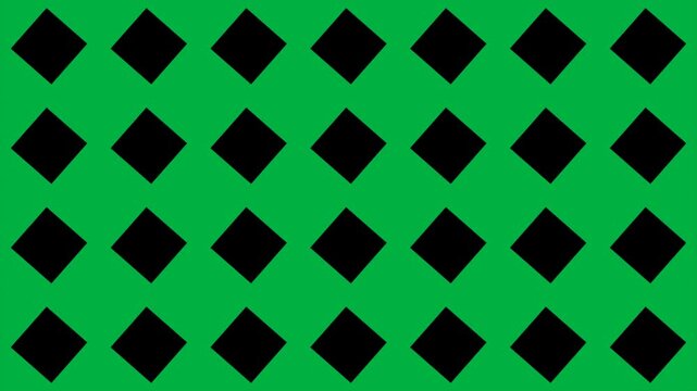 Rotating Square Grid Scale Transition with Reverse Animation and Green Screen Alpha Matte