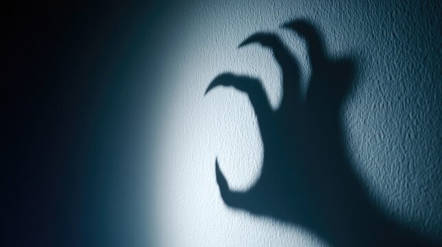 Shadow of a Monsters Claw Reaching Out.