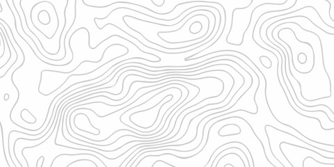 White abstract wave paper spiral area world topography map curved reliefs design. geographic contour map elevation mapping artwork with soft grey lines wallpaper background. © MOHART PARK