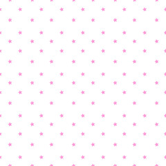 Pink stars seamless transparents pattern © jane