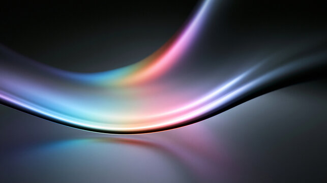 Abstract Futuristic Glowing Wave Light Background