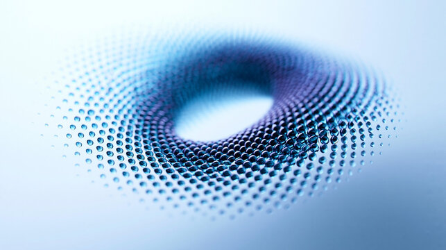 Abstract Digital Data Swirl and AI Technology Concept