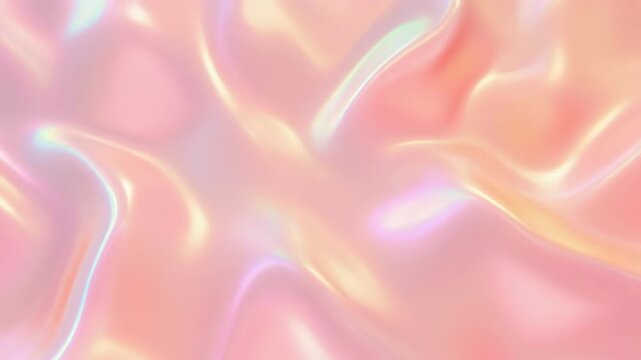 Abstract soft iridescent pastel pink and peach gradient background