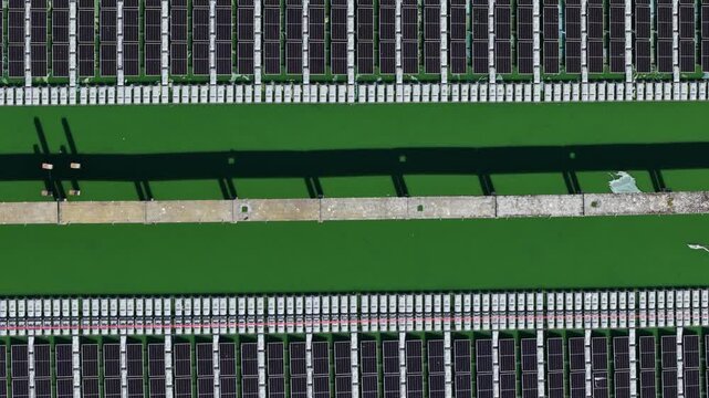Top Down Floating Solar Power Plant at Sloka Wastewater Facility, Latvia