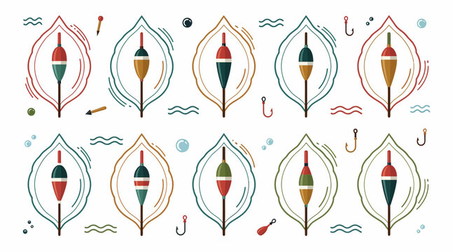 Fishing Floats Collection: Vintage Style and Outdoor Hobbies
