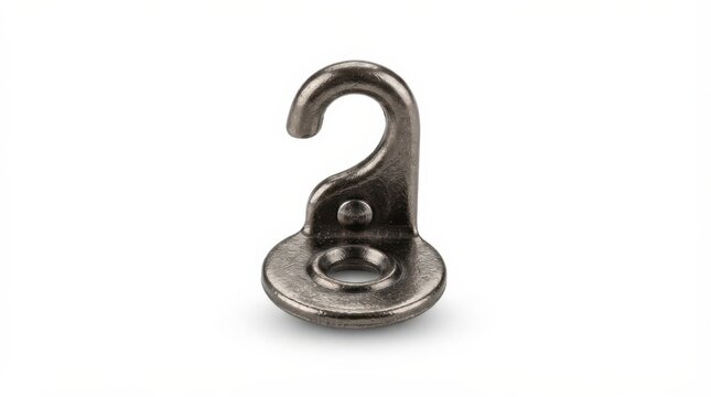 Metal boot lace hook eyelet for durable footwear. Strong aglet fastener for hiking and work boots.