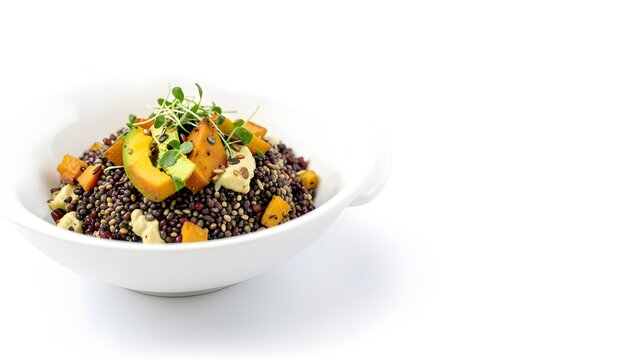 Kaniwa gourmet grain bowl premium commercial food photography