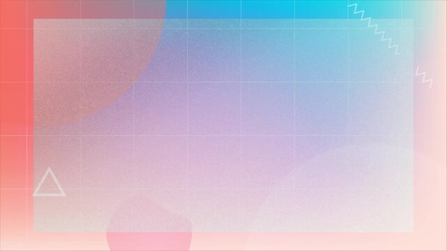Educational Frame Background Loop with Cartoon Students Reading Books