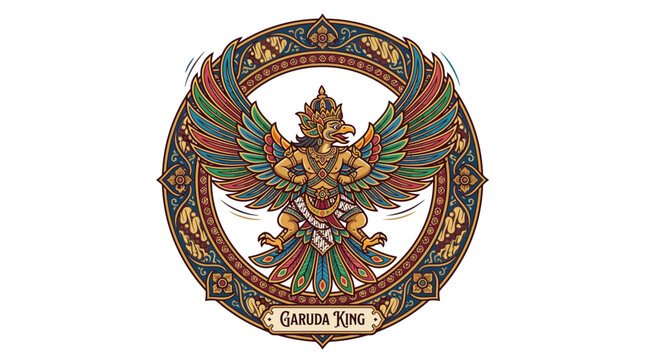 garuda king mythology symbol