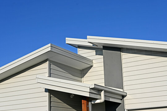 multi angled pitched roof on a house
