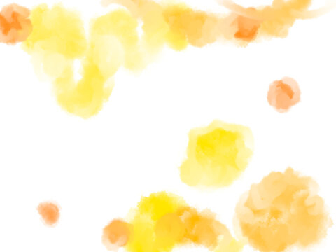 Soft Watercolor Background Texture in Yellow and Orange Tones