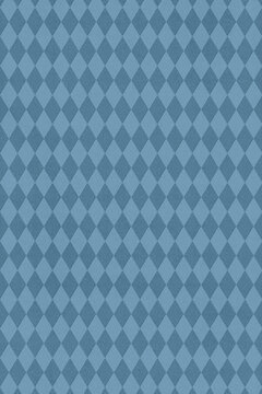 blue argyle pattern paper texture, geometric diamond harlequin background, embossed paper effect