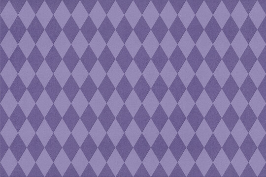purple argyle pattern paper texture, geometric diamond harlequin background, embossed paper effect, lavender wallpaper