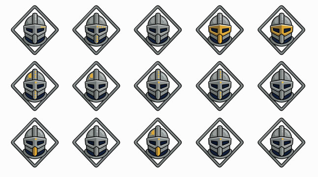 lego star wars helmets, set of 12