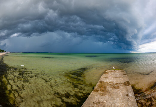 Storm Clouds at Timmendorfer Strand, Baltic Sea, Germany