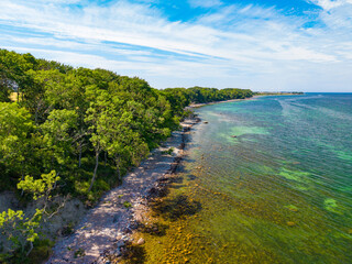 Obraz premium Katharinenhof Coast, Fehmarn Island, Baltic Sea, Germany