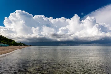 Thunderstorm at Timmendorfer Strand, Baltic Sea, Germany © Engel Drohnenpilot