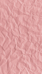 Fototapeta premium Textured pink crumpled paper mobile wallpaper