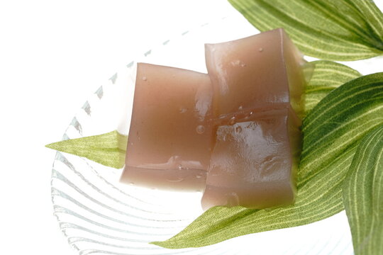 水羊羹　夏の水 葛どうふ 小豆　