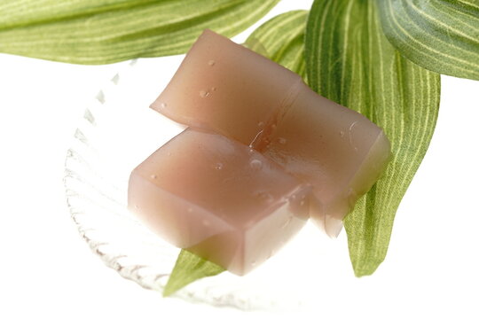 水羊羹　夏の水 葛どうふ 小豆　