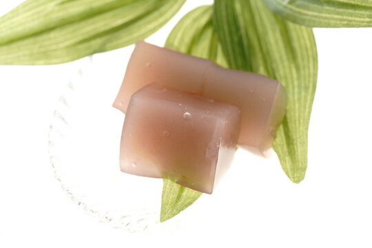 水羊羹　夏の水 葛どうふ 小豆　