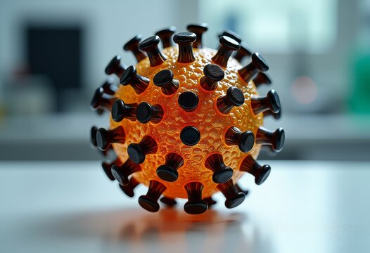 Coronavirus COVID-19 3D model for medical and science research