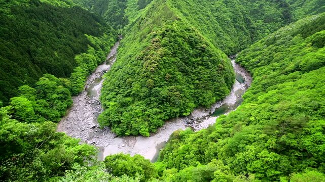 祖谷渓のひの字渓谷