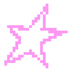 Fototapeta premium Emboroidery cross stitch aesthetic pixel art