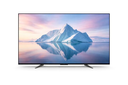 Ultra HD TV with iceberg.