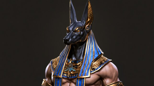 Anubis god of ancient egyptian mythology