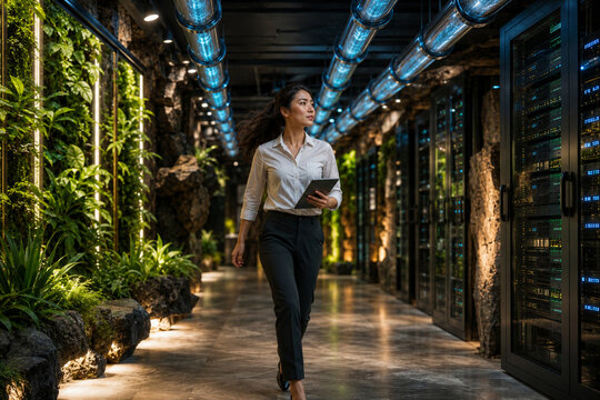 Sustainable Underground Eco-Data Center with Dynamic IT Specialist