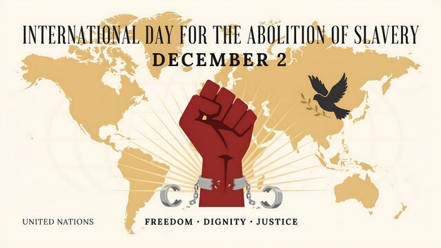 International day for the abolition of slavery poster