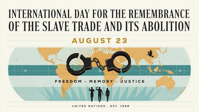 International slave trade remembrance day poster august 23