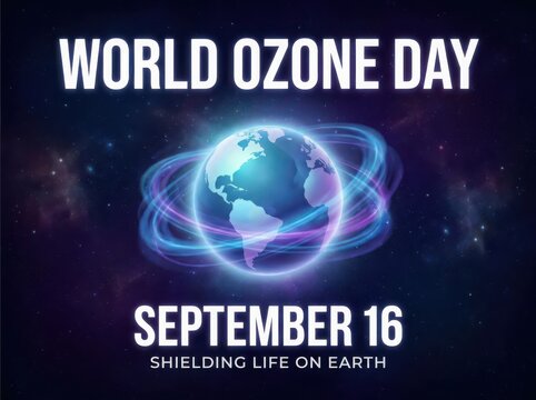International Ozone Day, World Ozone Day background 