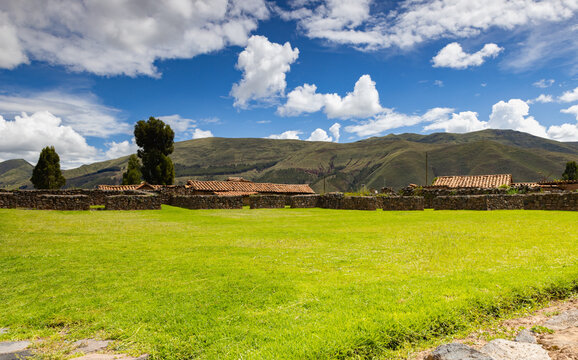 Raqchi is an Inca archaeological site in Peru located in the Cusco