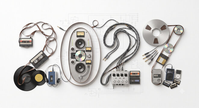 2024 new year of music evolution and retro audio technology