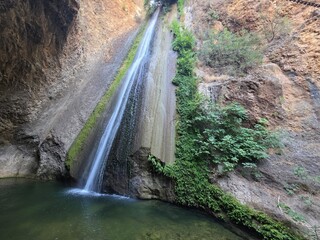 waterfall in the mountains © Victor