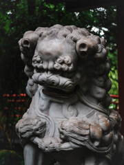 Fototapeta premium chinese lion statue
