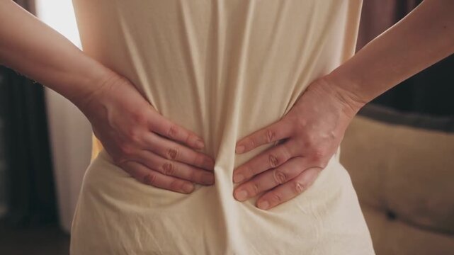 Back Pain Concept Showing Exercise Related Muscle Injury